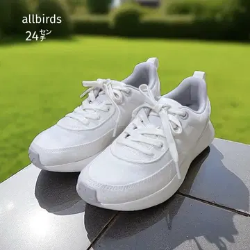 새상품급 올버즈 스니커즈 (24) 쿠리어 화이트 allbirds
