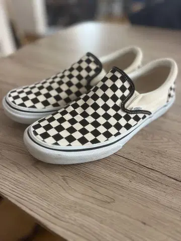 Vans 체커 패턴 슬립온