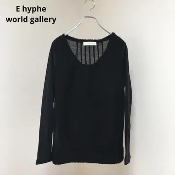 E hyphe world gallery 긴팔 롱티 모코모코 티셔츠