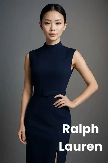 네이비 민소매 타이트 원피스