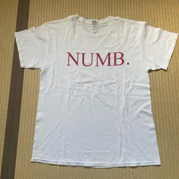 numb. 밴드 티셔츠 NUMB 하드코어 밴드 티셔츠 남 로고 티