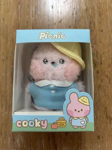 BT21 mini minini 봉제 인형 (PICNIC) COOKY