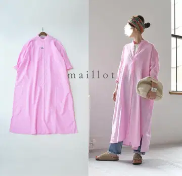 2024ss 새상품 maillot 마이요 린넨 셔츠 원피스
