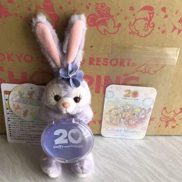 새상품 스텔라루 봉제 인형 참 컬러풀 해피니스 20주년 씰 1개