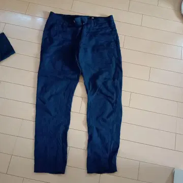 H&M 린넨 팬츠 네이비 XL