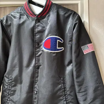 Champion 챔피온 스타디움 점퍼 사이즈 L 블루종 블랙