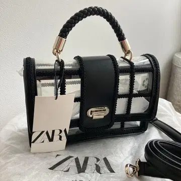 미사용 택 포함 ZARA 클리어 숄더백