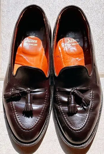Alden 버건디 태슬 로퍼 27cm 9B/D