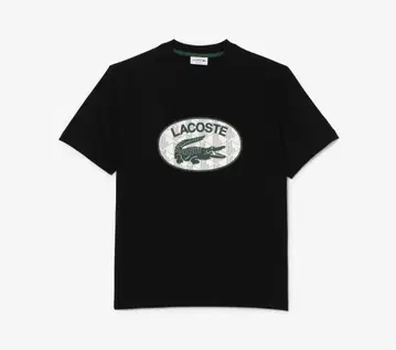 LACOSTE 블랙 티셔츠