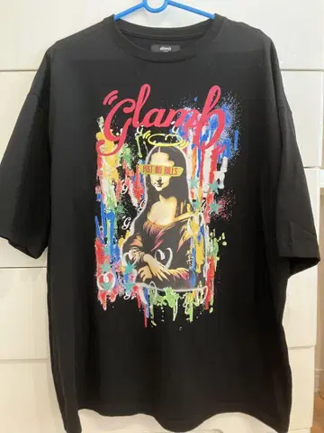 Glamb 오버사이즈 티셔츠 블랙