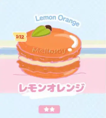 mellojoy 스퀴즈 마카롱 레몬 오렌지 크리미 크림