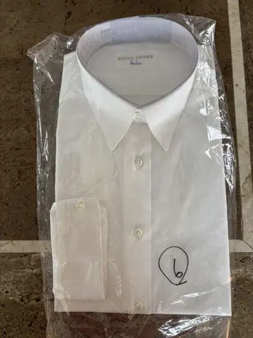 ROYAL ORDER 화이트 긴팔 셔츠 L