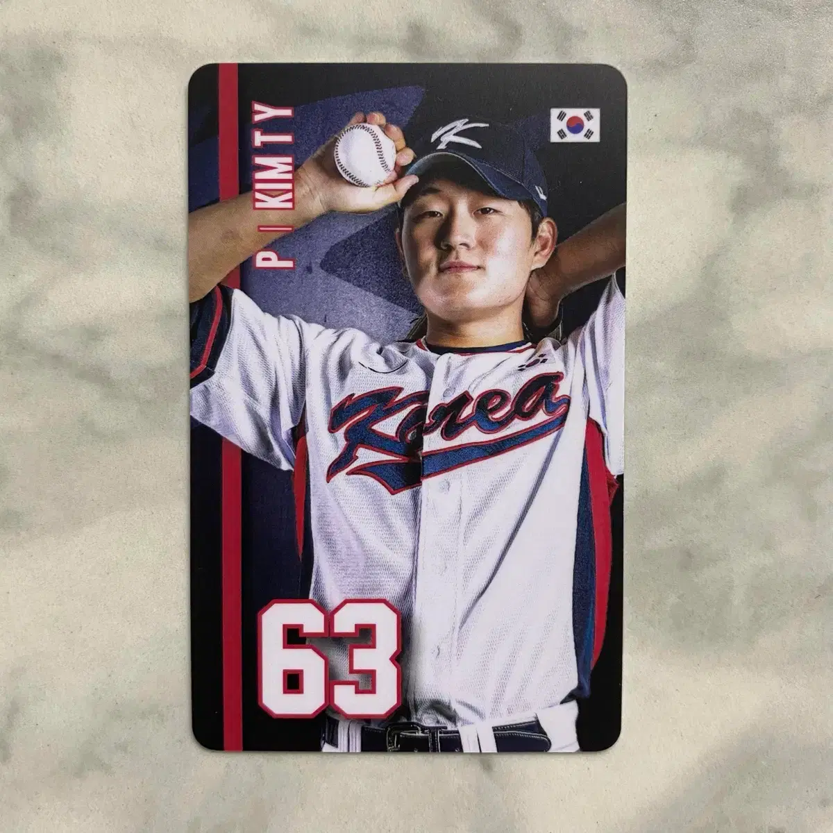 Doosan Bears Taecyeon Kim National Team Photocard Poca