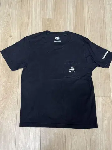 UNIQLO UT 드래곤볼 챠오즈 포켓 티셔츠 S 블랙