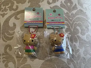 미개봉 새상품 햇볕에 탄 키티 PVC 마스코트 헬로키티 산리오 키링