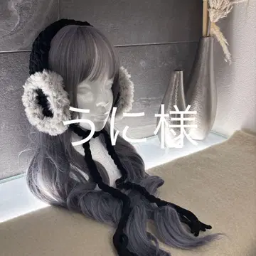 귀도리 이어머프 블랙/화이트