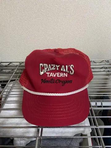 90s Crazy Al's Tavern 메쉬 캡 USA 제작