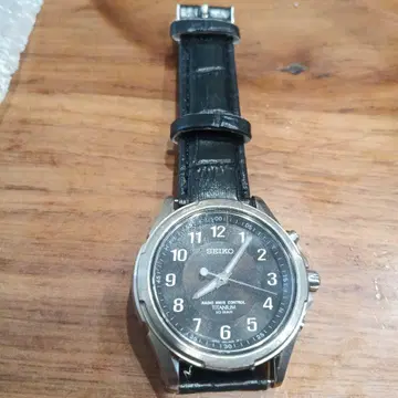 SEIKO 전파 티타늄 시계 5B21-0AB0 작동품 T14