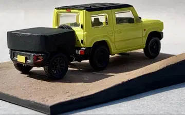 짐니 솔로 캠핑 트레일러 디오라마