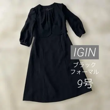 이긴 IGIN 9호 블랙 포멀 예복 2피스풍 원피스