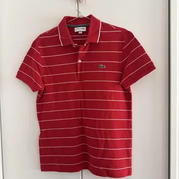 LACOSTE 슬림핏 피케 셔츠 M