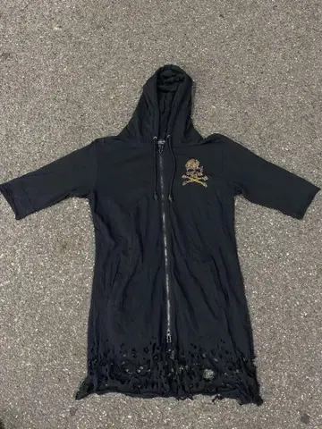 00년대 Y2K Bernings Sho S/S 후드티 반팔 후드티
