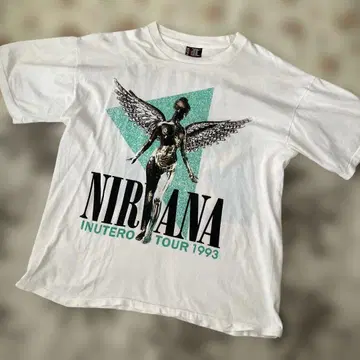NIRVANA INUTERO TOUR 1993 T셔츠 (XL)