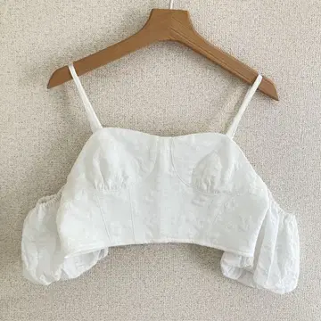 poppy 플라워 오프숄더 뷔스티에