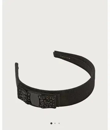 FERRAGAMO 머리띠 블랙