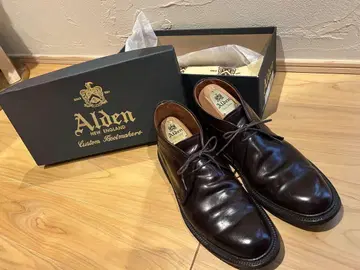Alden 1339 로퍼 코도반 처카 부츠 버건디 7e
