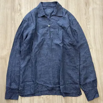 [새상품급] BARBA 카프리 셔츠, 단디라이프 린넨 100% 41 XL
