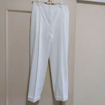 블랑베르 면 린넨 1턱 팬츠