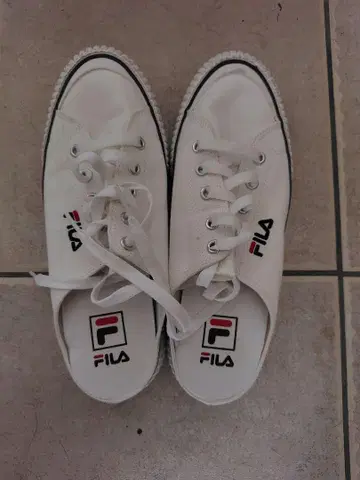 FILA 화이트 슬립온