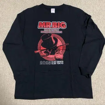 Mr. Big 롱 슬리브 티셔츠 XL 사이즈