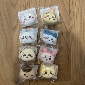 치이카와 (먼작귀) 얼굴 미니 실리콘 파우치 컴플리트 전 종류