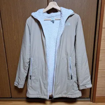 THE NORTH FACE 베이지 컴팩트 자켓 마운틴 후드티 L