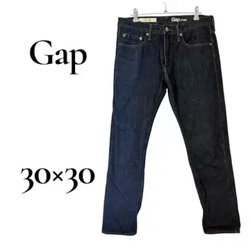 새상품급 GAP 슬림 청바지 30 x 30 다크 블루