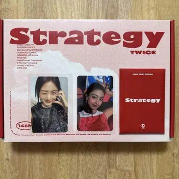 TWICE 'strategy' [지효 트레이딩 카드 포함]