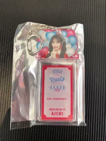 무카이치 미온 AKB48 TOUR PARTY 메시지 키링 아이치 한정판
