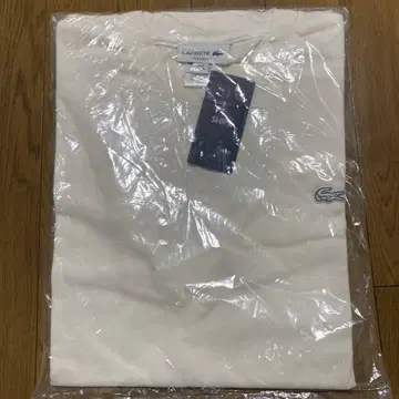 LACOSTE 크림색 티셔츠 미사용