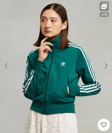 아디다스 그린 트랙 자켓 M