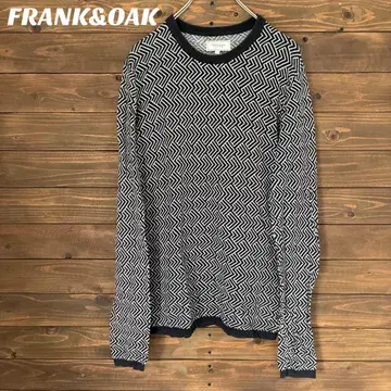 [ FRANK&OAK ] 기하학 패턴 긴팔 맨투맨 얇은 소재 S