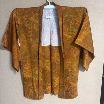 여성용 오렌지 패턴 겉옷