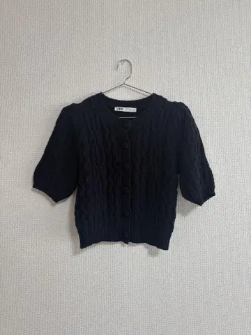 ZARA 니트탑 네이비