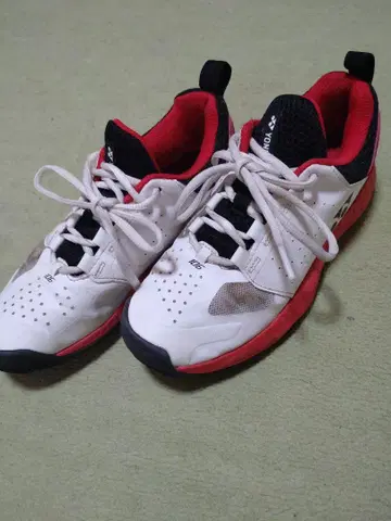 YONEX 테니스화 화이트/레드