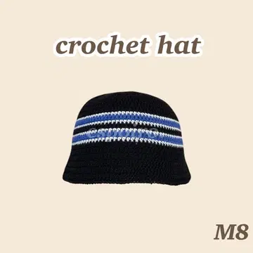 M8 크로셰 모자 버킷햇 니트 햇 크러셔 모자 모자