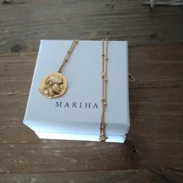 이에나 MARIHA 롱 목걸이 골드 미품!