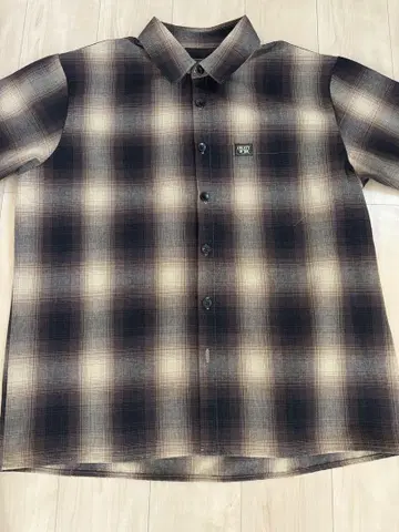 FB COUNTY CHECKER SHIRT XL 반팔 워크 셔츠
