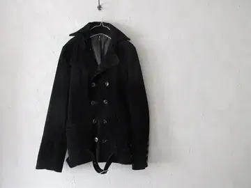 glamb 그램 스웨이드 가죽 피코트