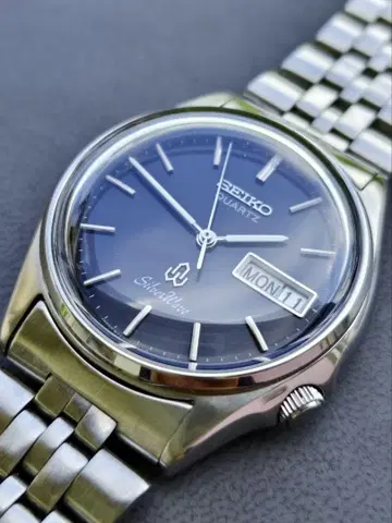 세이코 SEIKO 실버 웨이브 레어 모델 흠집 없이 컨디션 최상 앤티크